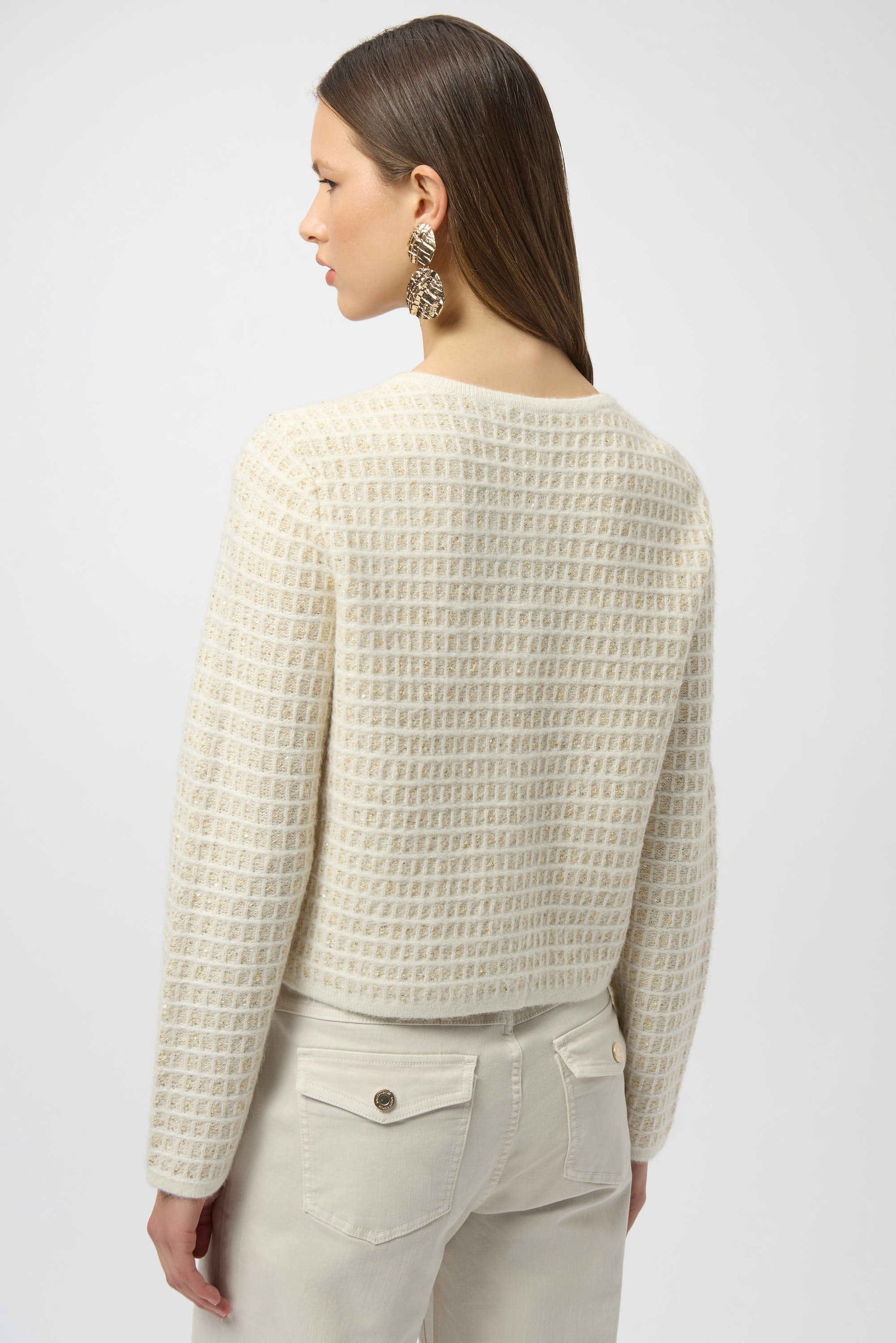 Joseph Ribkoff sequined knit cardigan 254938