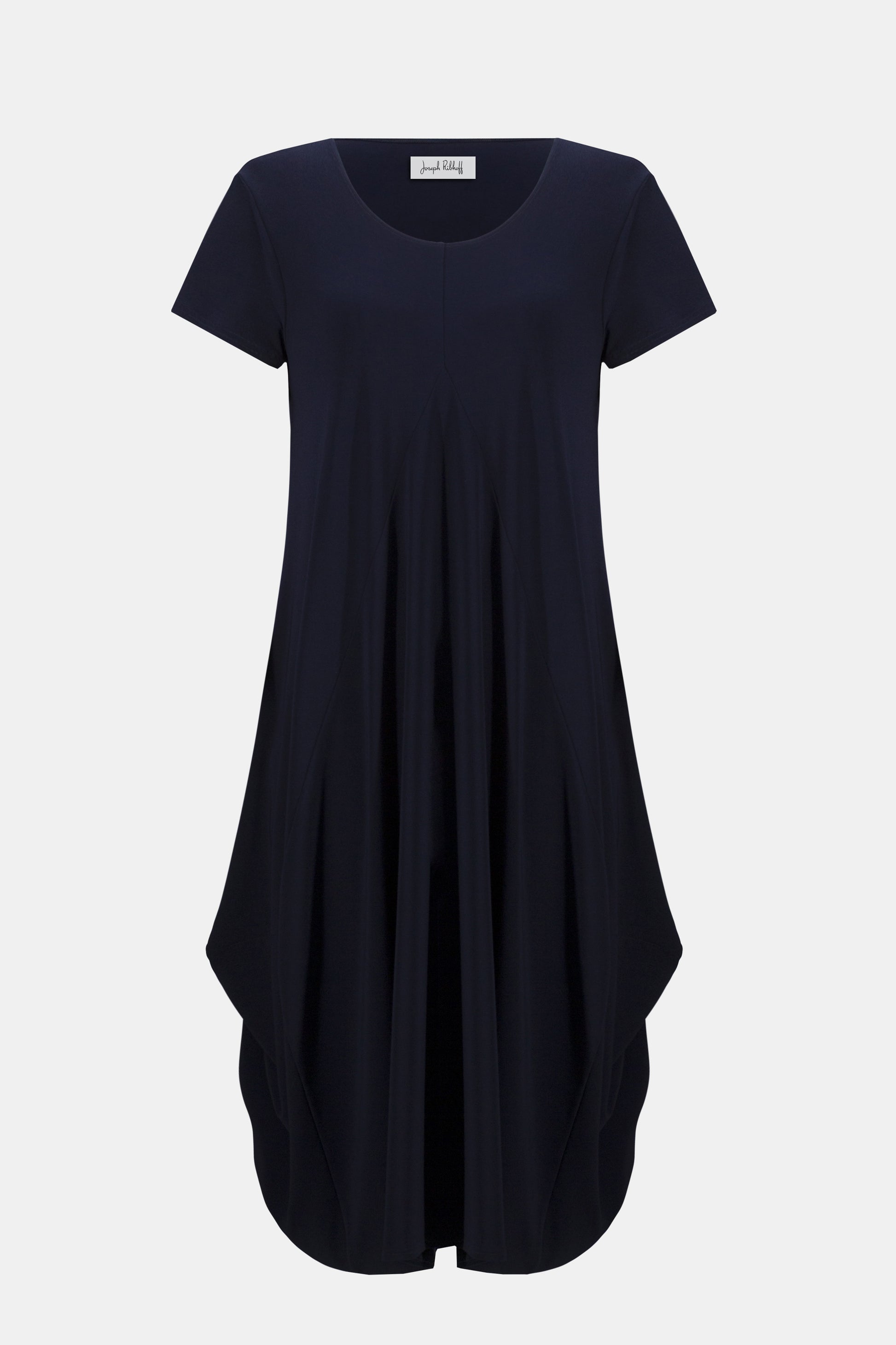 Joseph Ribkoff Midnight Silky Knit Cocoon Dress With Scoop Neckline 261259