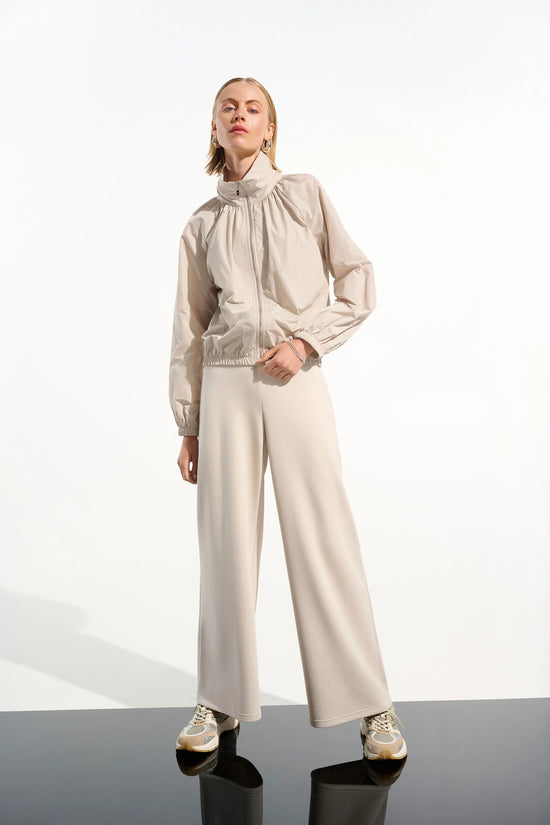 Joseph Ribkoff Moonstone Cocoon Outdoor Jacket With Funnel Collar 261613