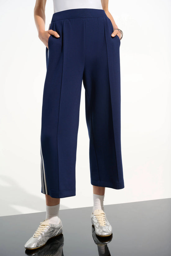 Joseph Ribkoff Indigo Scuba Jersey Pull-On Culotte Trousers 261618