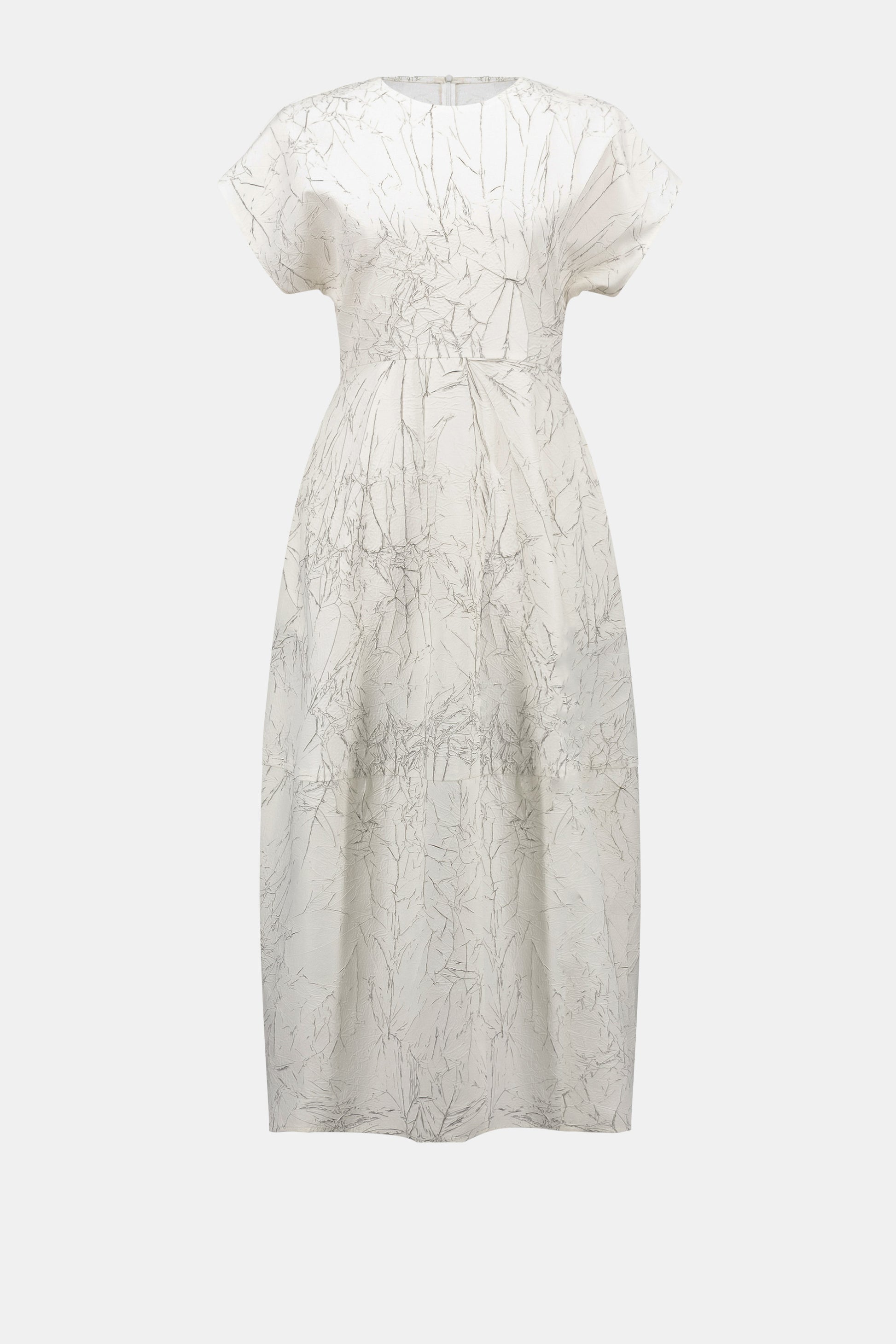 Joseph Ribkoff Cream Novelty Abstract Print Cocoon Dress