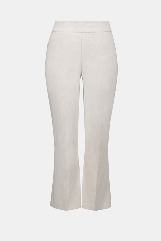Joseph Ribkoff Natural Woven Millennium Flare Trousers