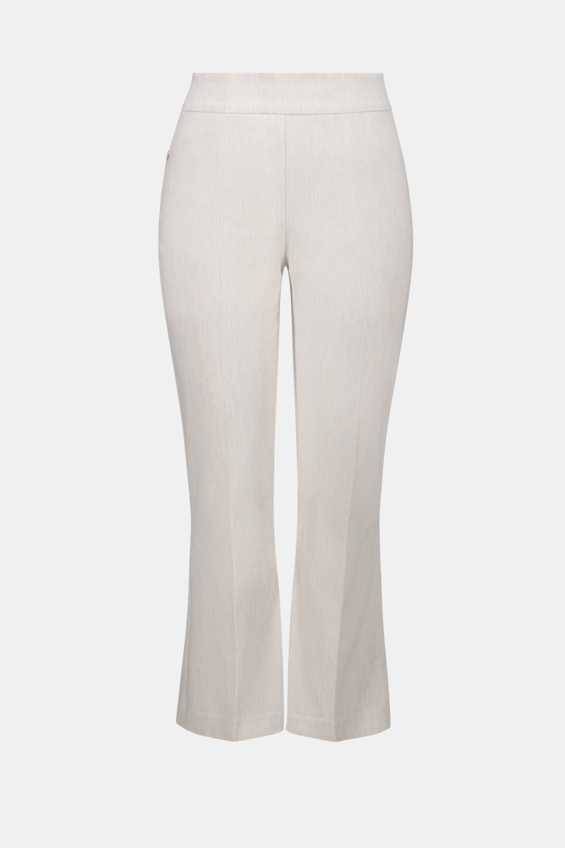 Joseph Ribkoff Natural Woven Millennium Flare Trousers