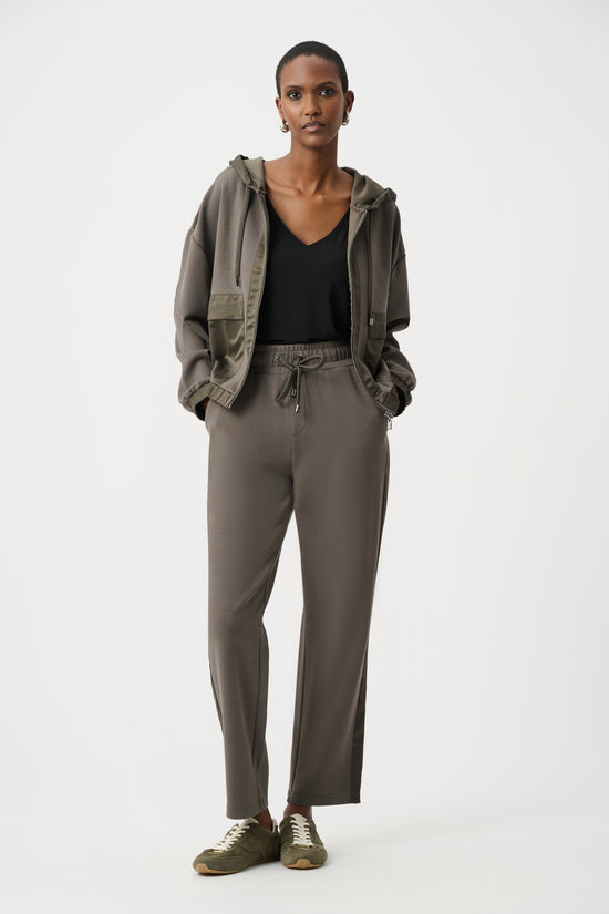 Joseph Ribkoff Avocado Scuba Jersey Straight Leg Trousers