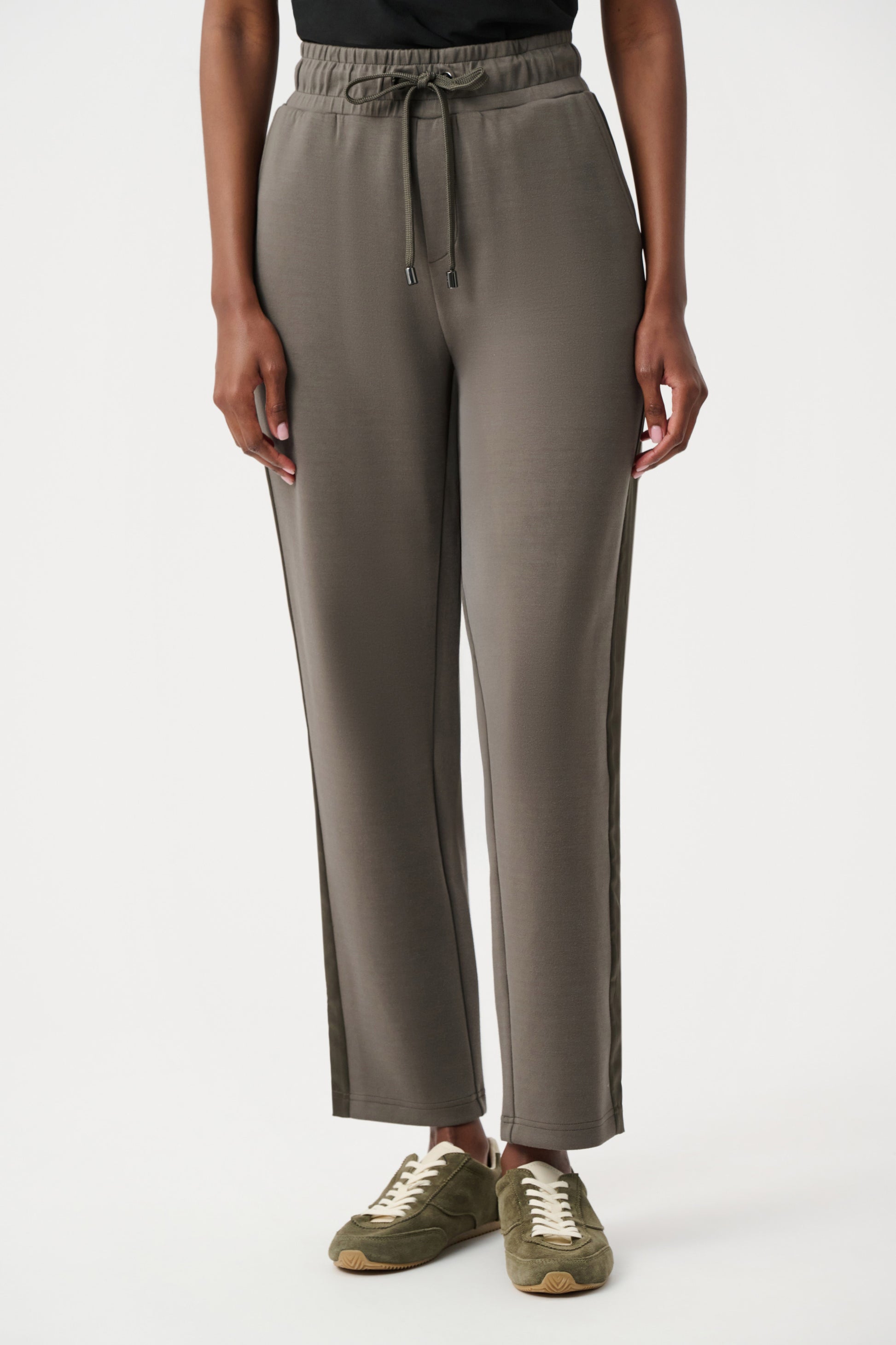 Joseph Ribkoff Avocado Scuba Jersey Straight Leg Trousers