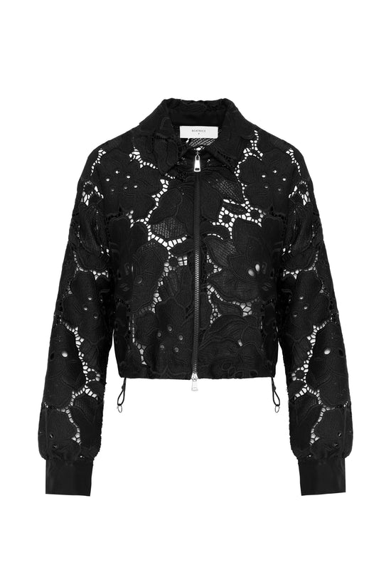 Beatrice b macrame lace jacket