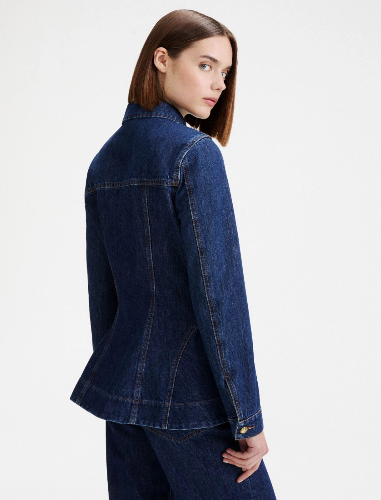 Marella Sport Washed Denim Jacket MLSTRINE