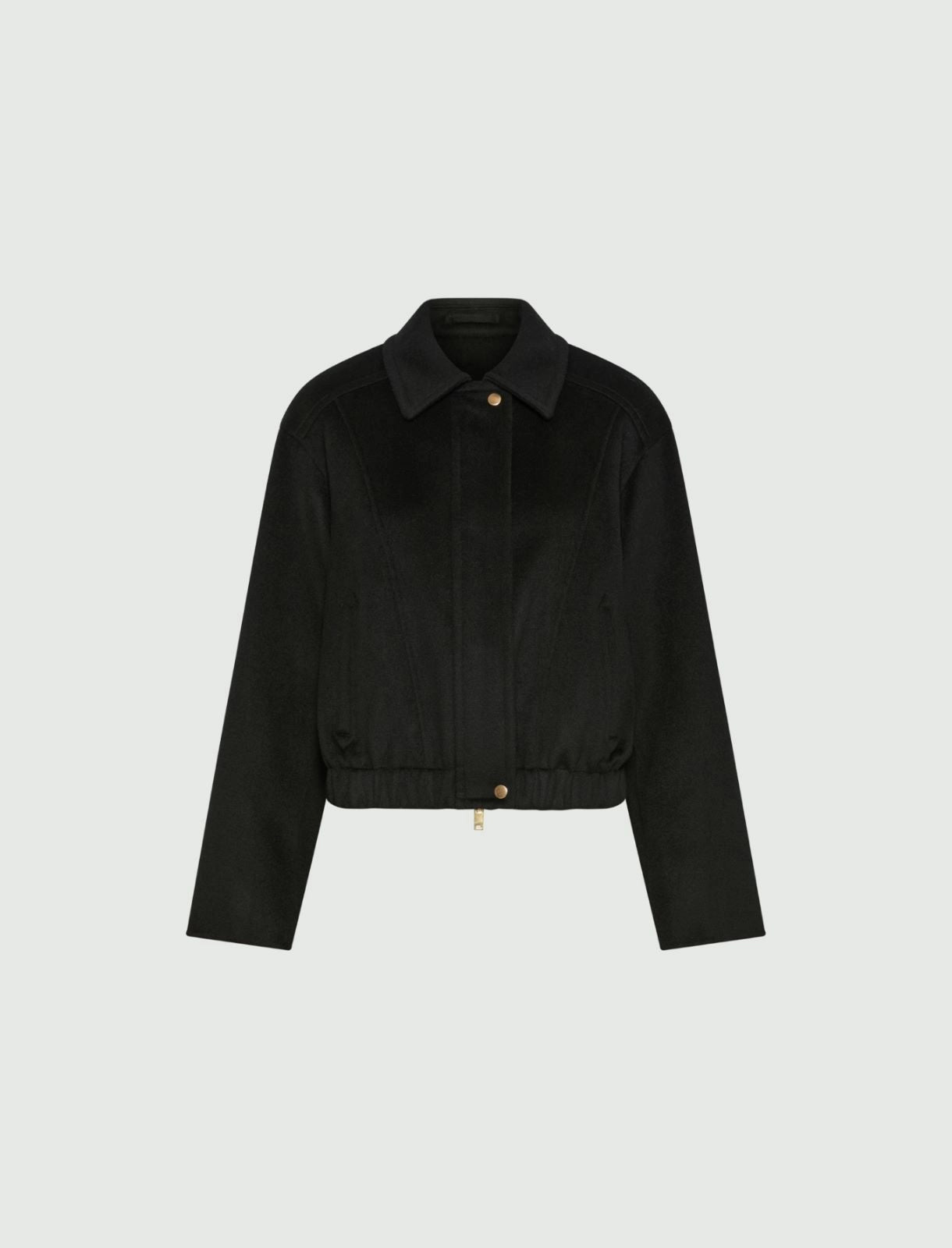 Marella Black Pure Wool Double-Faced Jacket