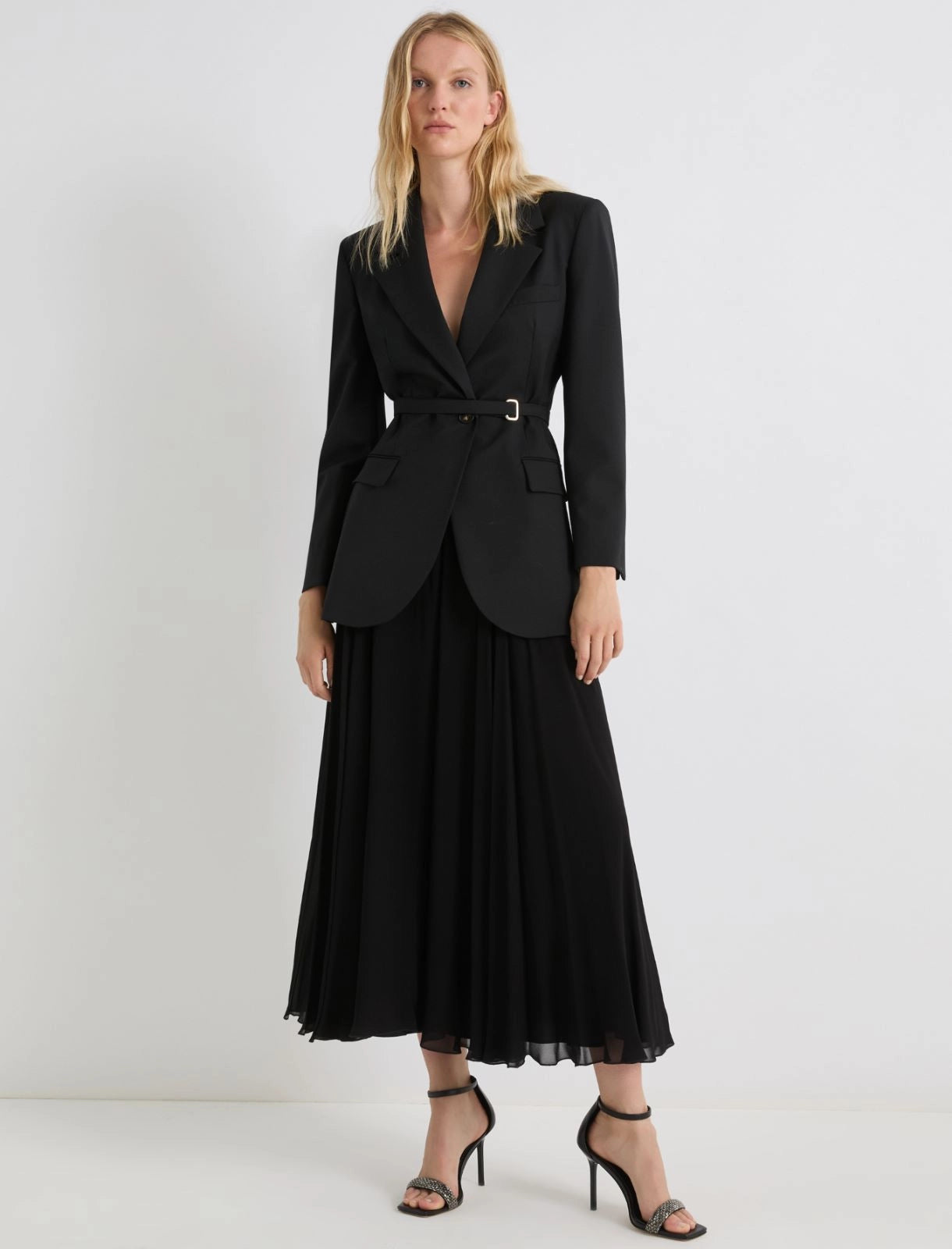 Marella long georgette skirt Brado