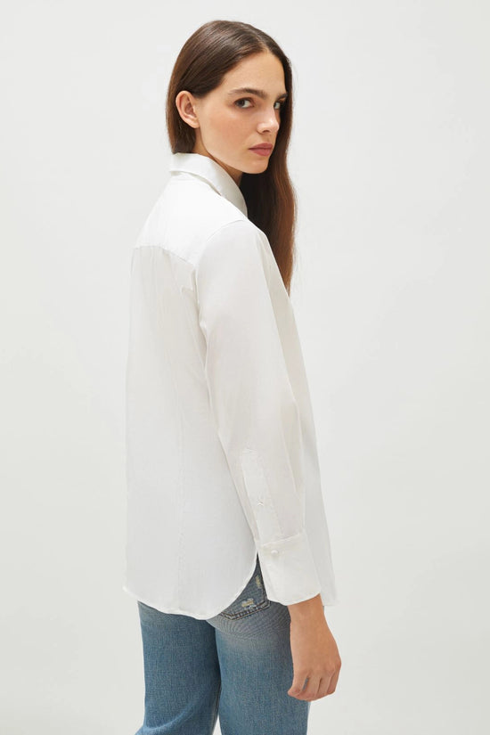 Marella stretch poplin shirt Rostro