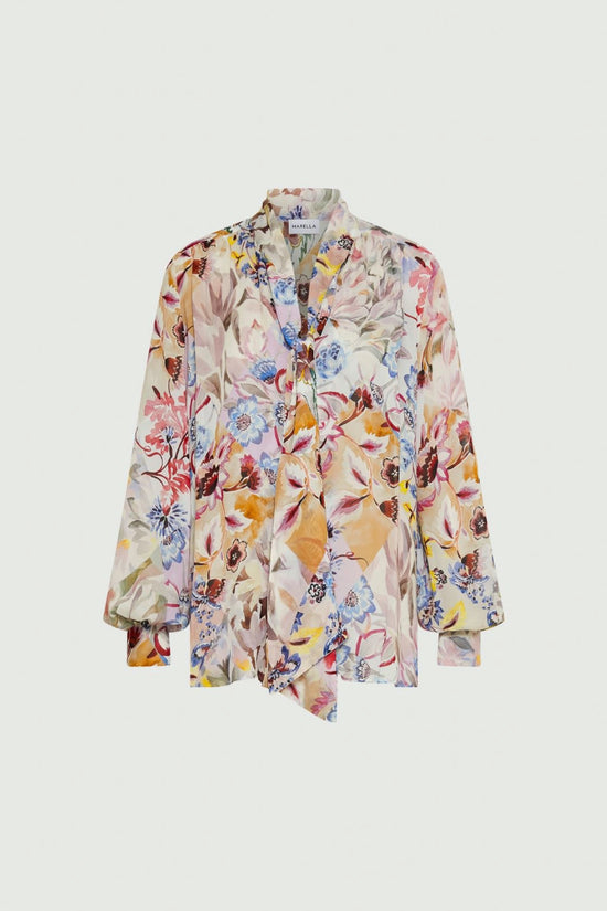 Marella sash detail blouse Bruco