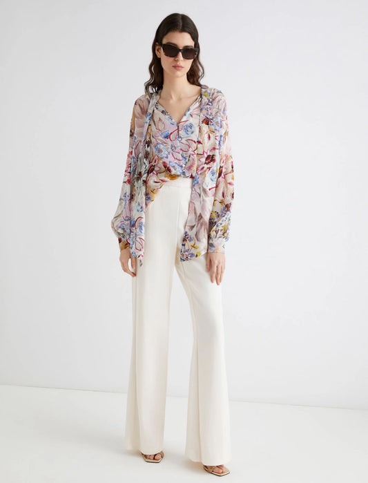 Marella sash detail blouse Bruco