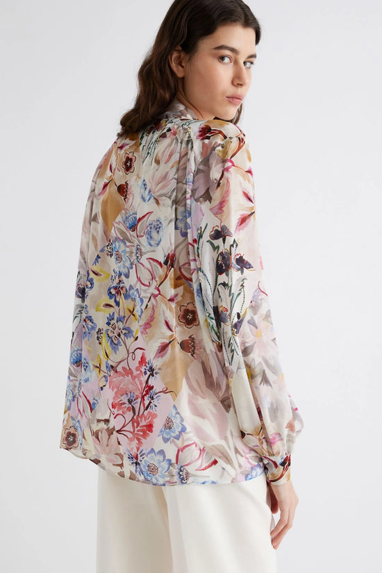 Marella sash detail blouse Bruco
