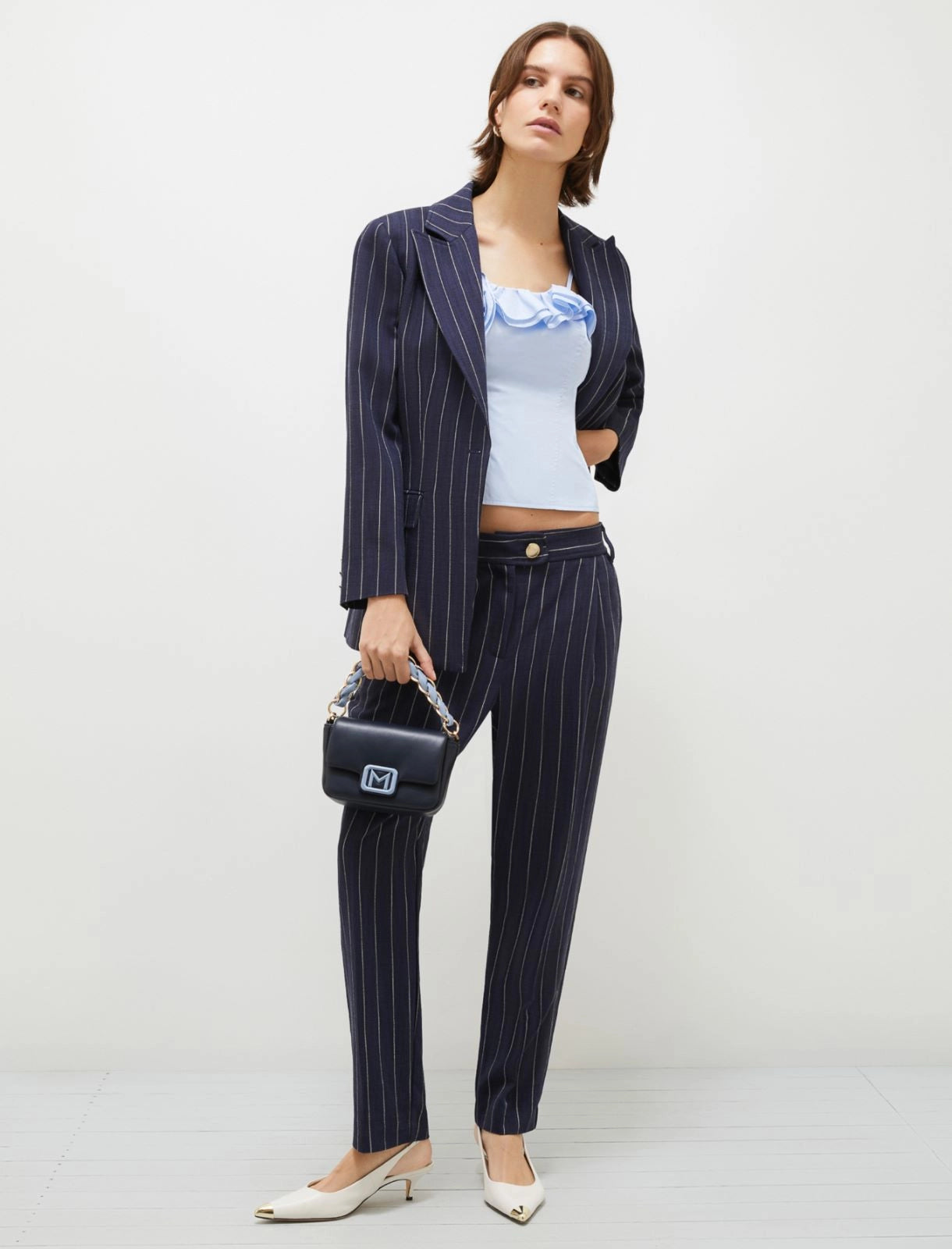 Marella pinstripe trousers Rocco