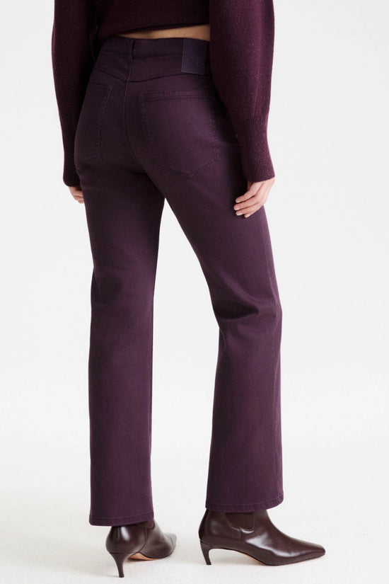 Marella Blackberry Flared Fit 7/8 Length Trousers