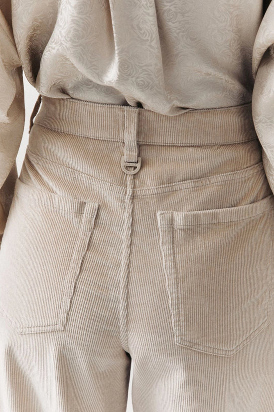 Marella Turtledove Wide Leg Corduroy Trousers