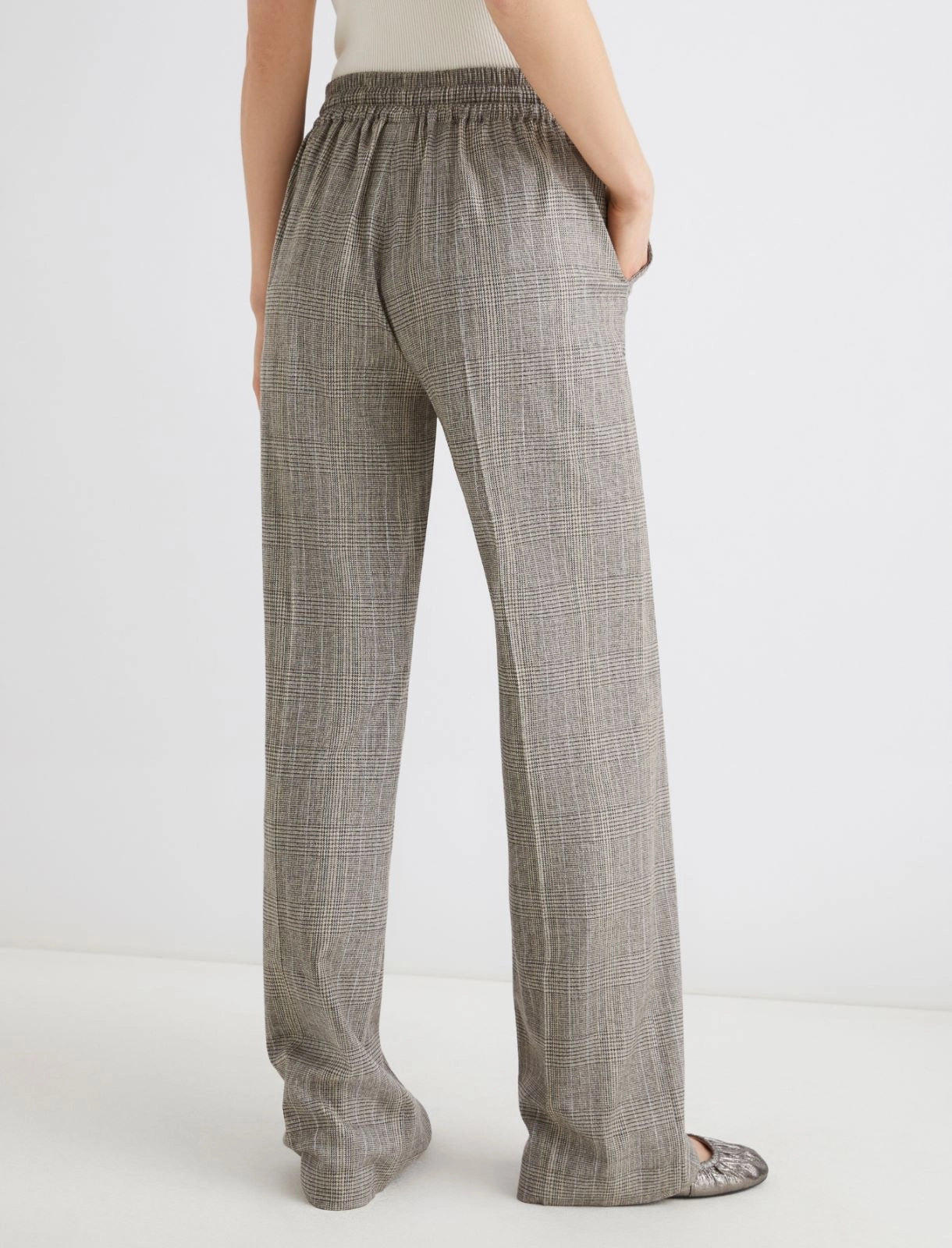 Marella fluid twill trousers Elodia