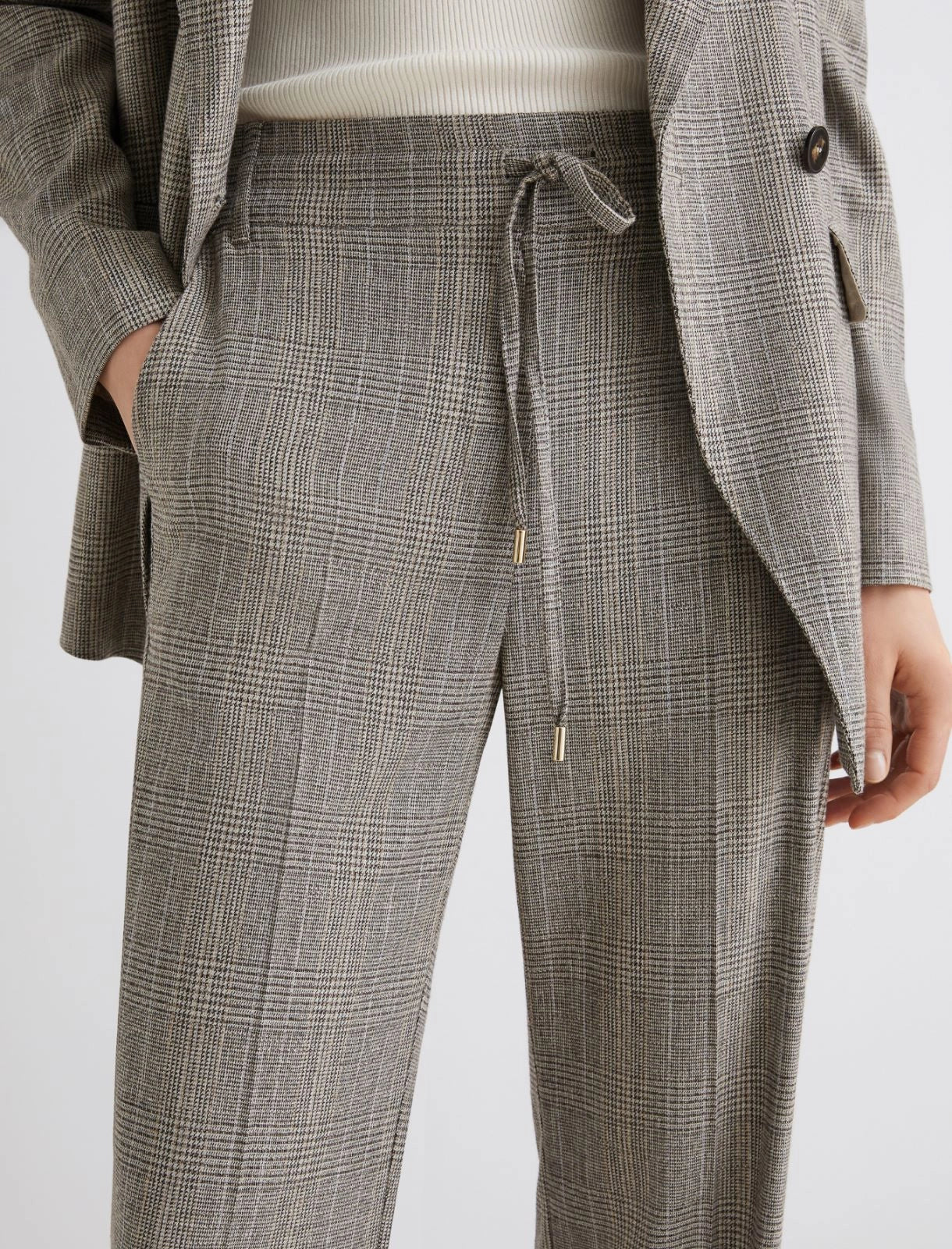 Marella fluid twill trousers Elodia