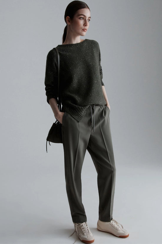 Marella stretch twill joggers Seme