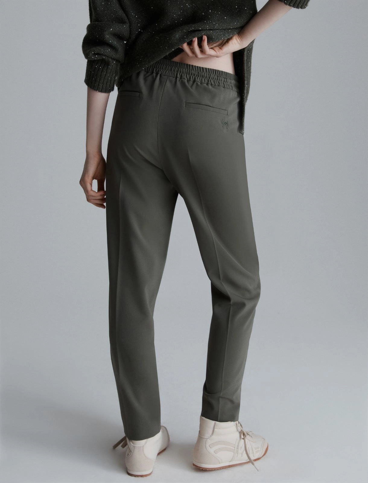 Marella stretch twill joggers Seme