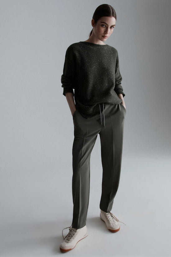 Marella stretch twill joggers Seme