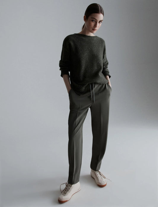 Marella stretch twill joggers Seme