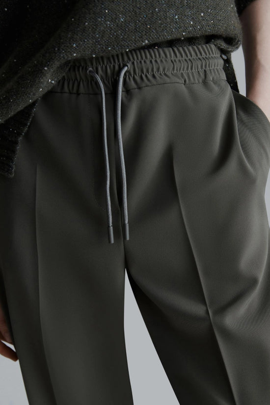 Marella stretch twill joggers Seme