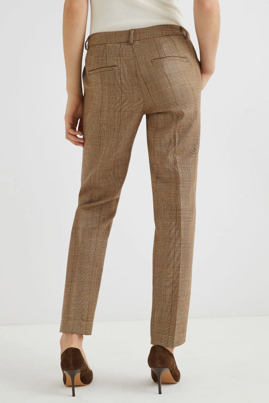 Marella slim fit check trousers Margie