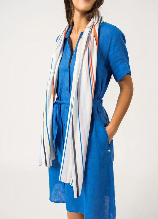 Saint James striped scarf Transat 3177