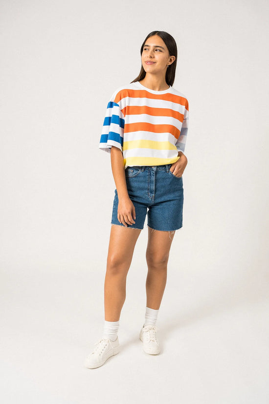 Saint James bold stripe top Fiona 3197