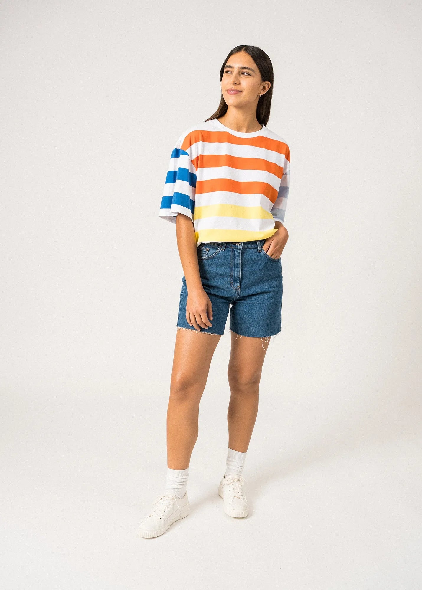 Saint James bold stripe top Fiona 3197