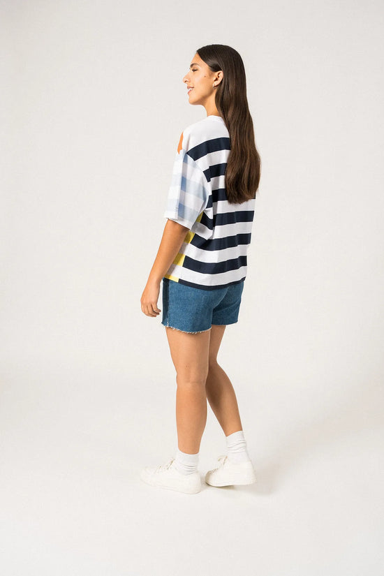 Saint James bold stripe top Fiona 3197