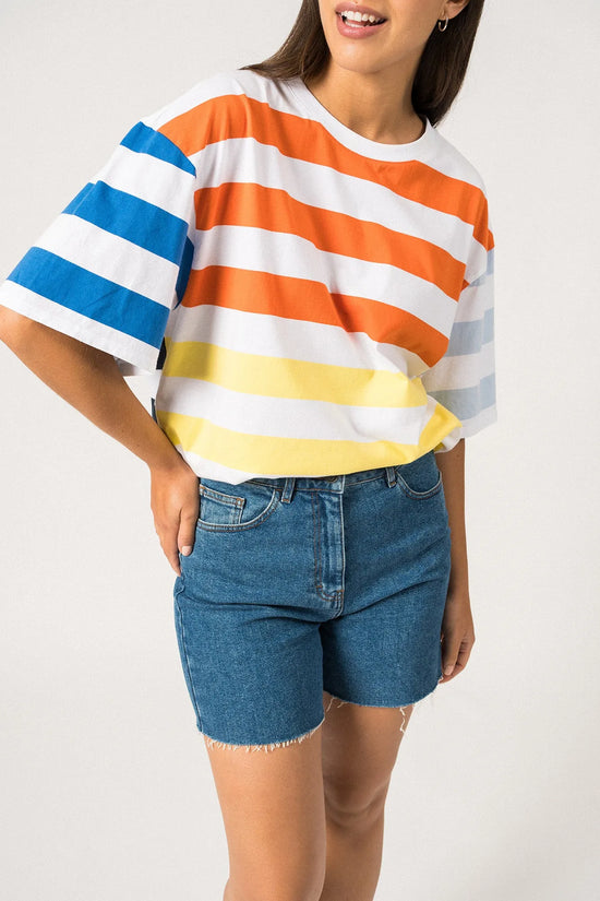 Saint James bold stripe top Fiona 3197
