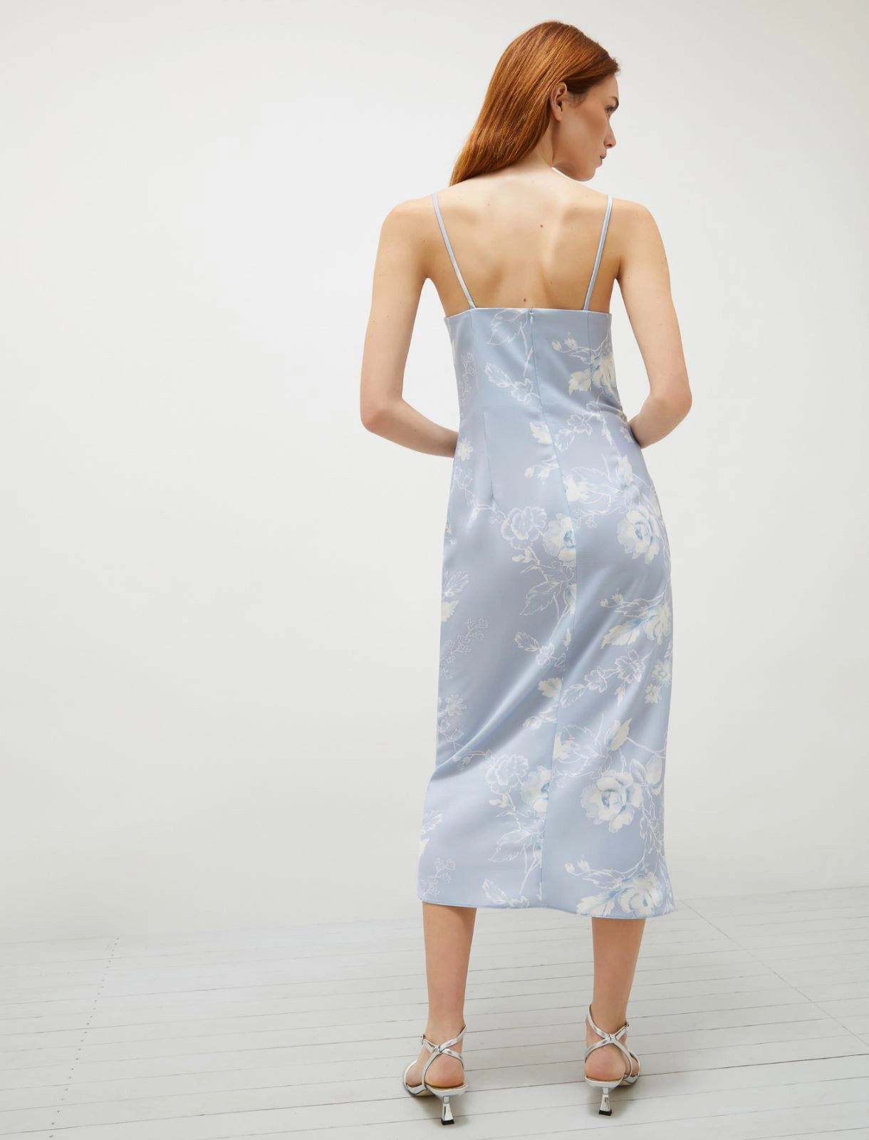 Marella printed satin dress Radix