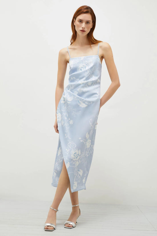 Marella printed satin dress Radix