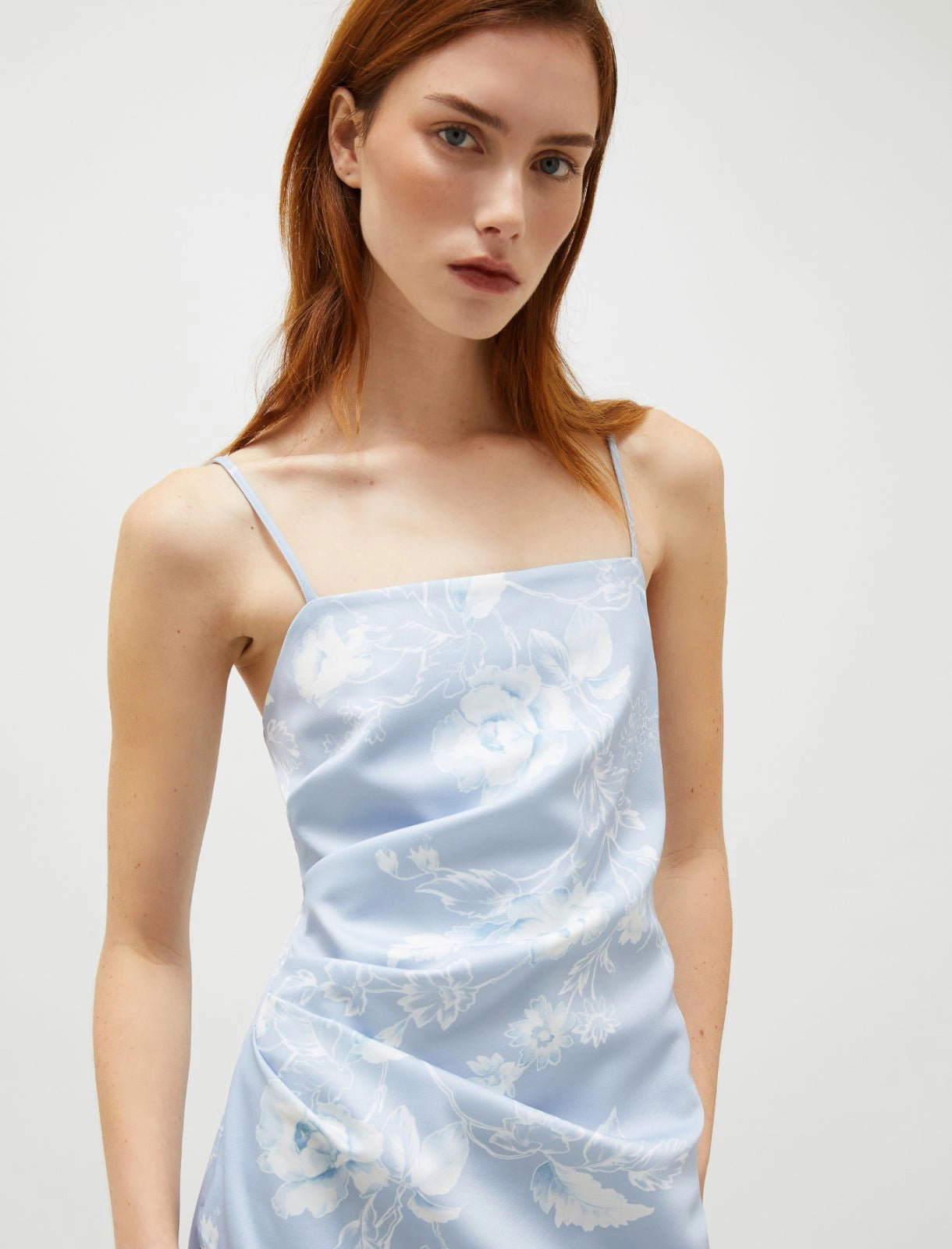 Marella printed satin dress Radix