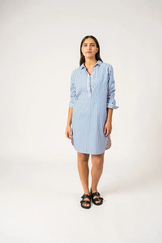 Saint James striped shirt dress Benedicte 3226