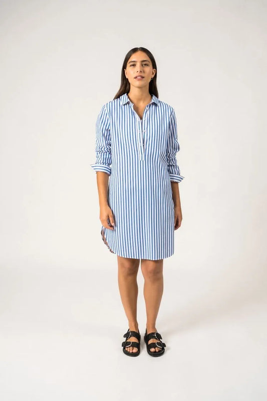 Saint James striped shirt dress Benedicte 3226