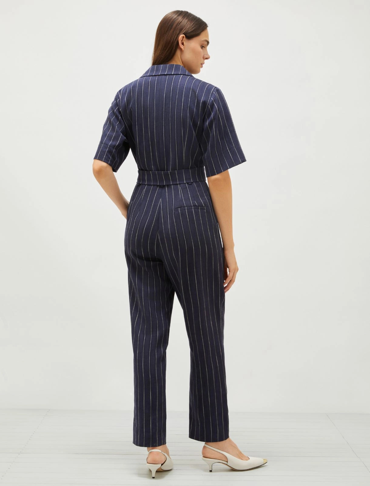 Marella pinstripe jumpsuit Banana