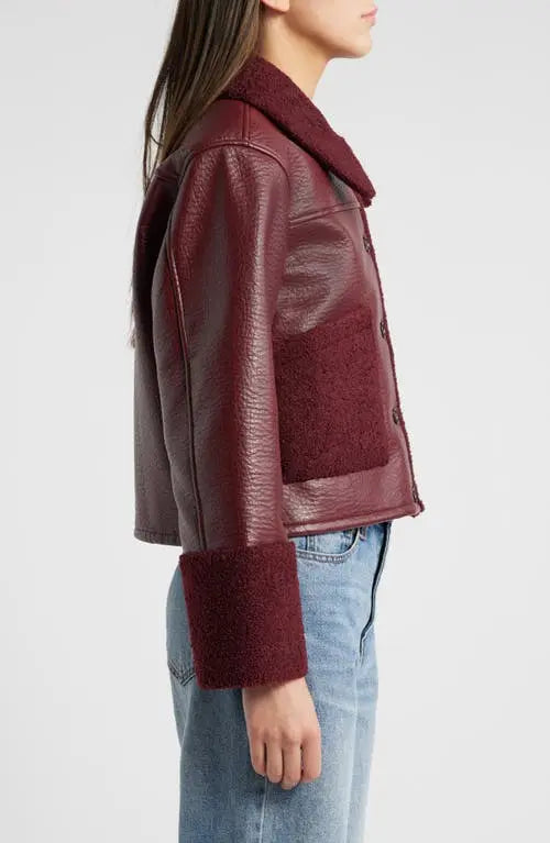 Rails faux shearling jacket Dria
