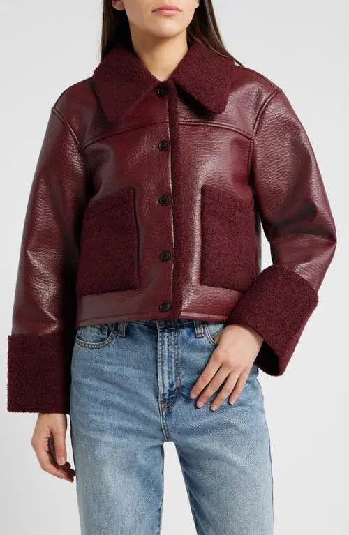 Rails faux shearling jacket Dria