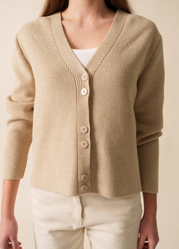 Saint James wool cardigan 3365 Aoste