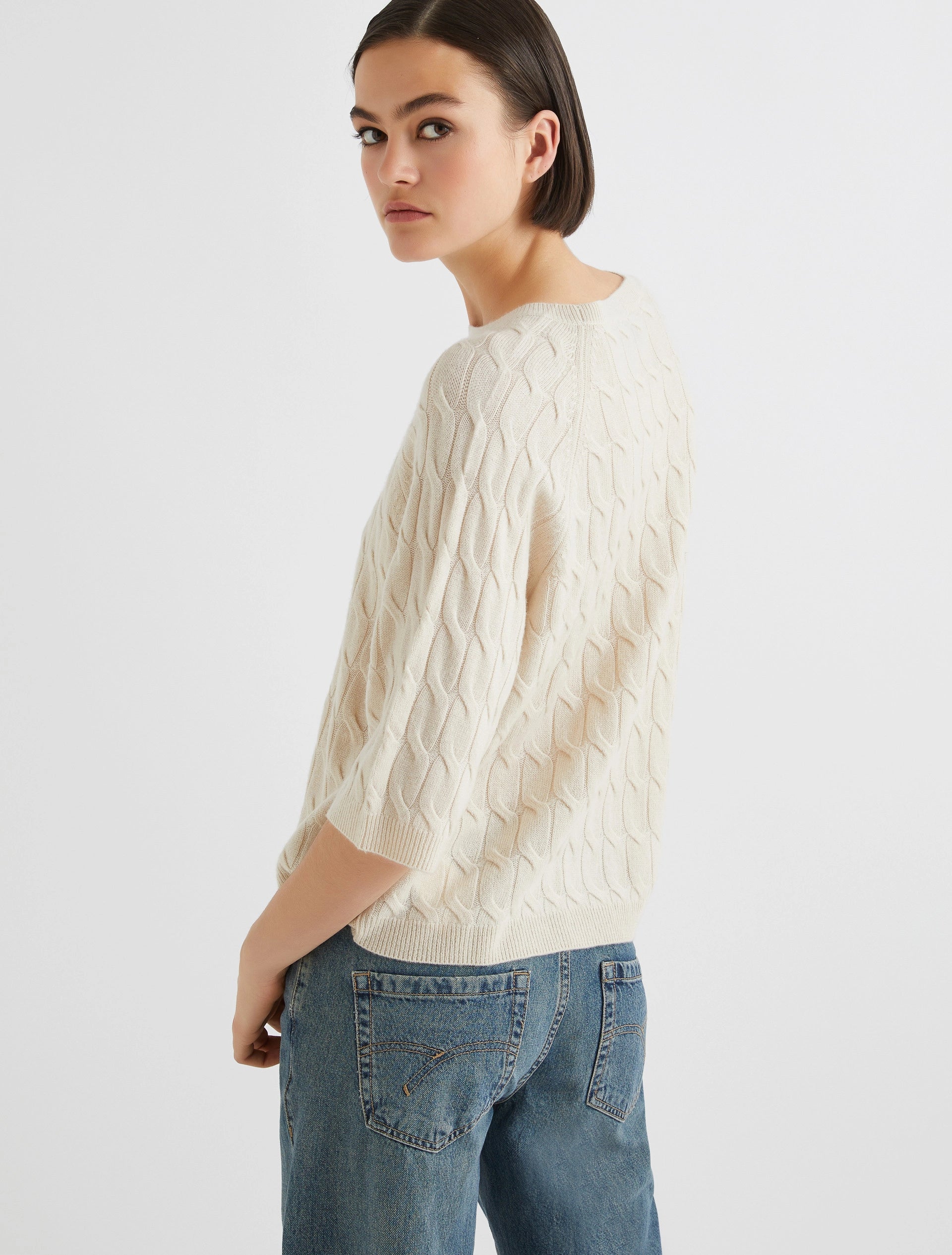 Marella Cashmere-Blend Sweater FRANZ- IVORY