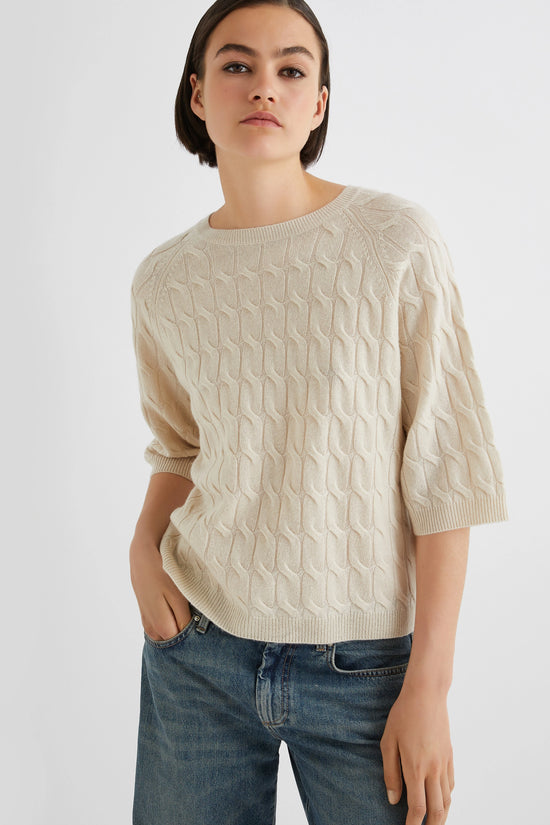 Marella Cashmere-Blend Sweater FRANZ- IVORY