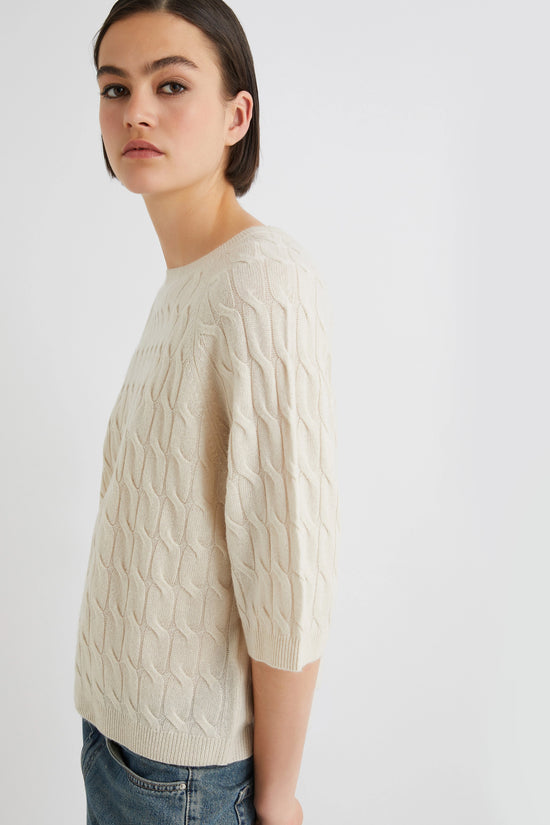 Marella Cashmere-Blend Sweater FRANZ- IVORY