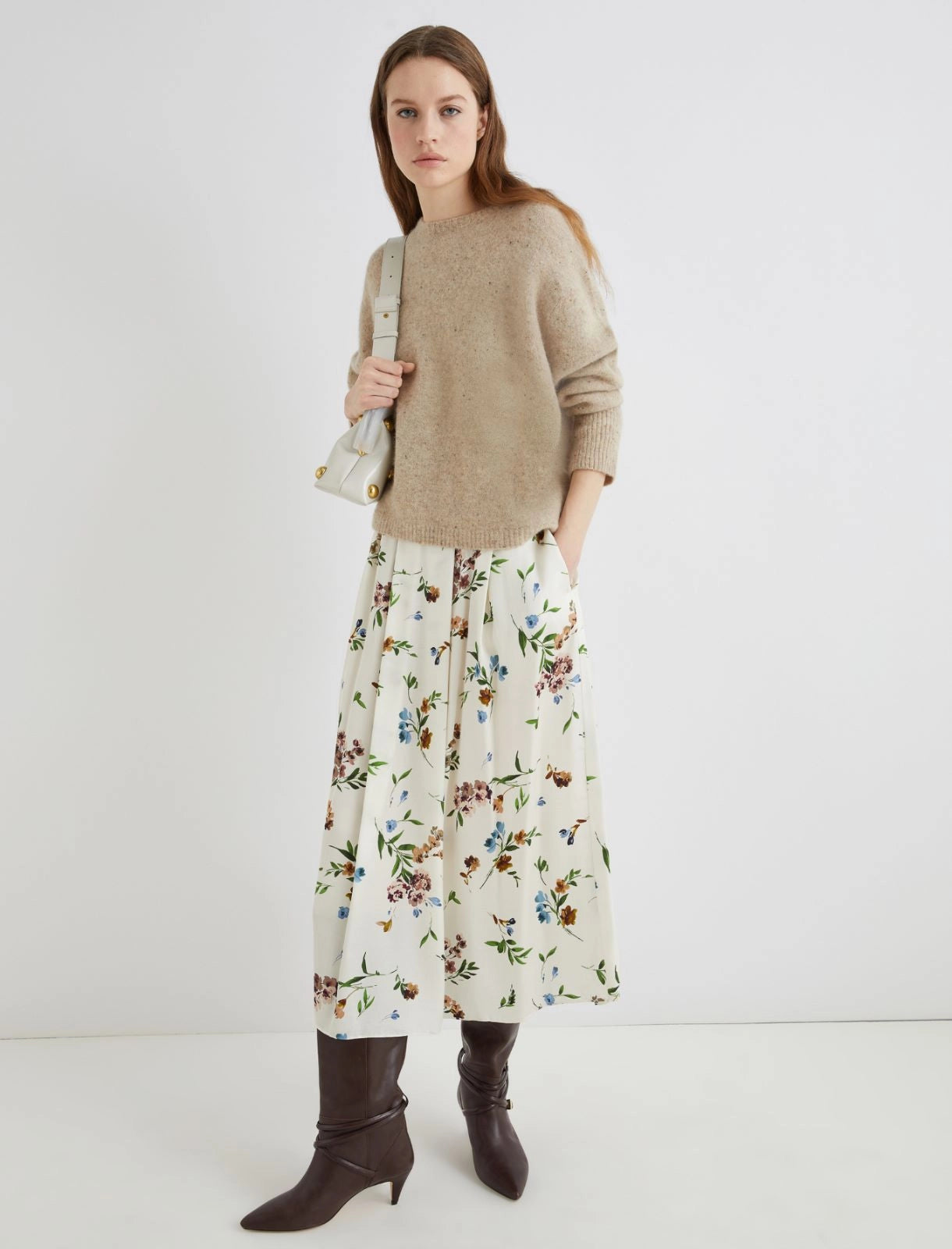 Marella alpaca knit sweater Albina