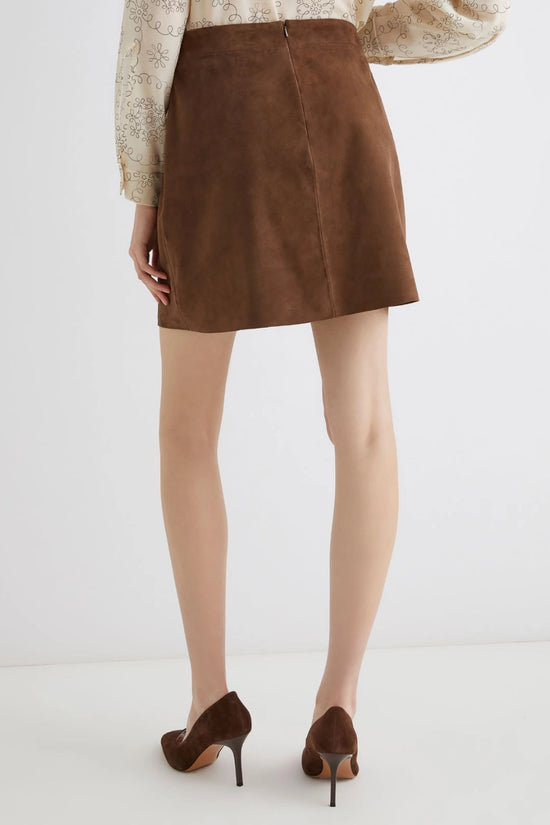 Marella suede mini skirt Rise