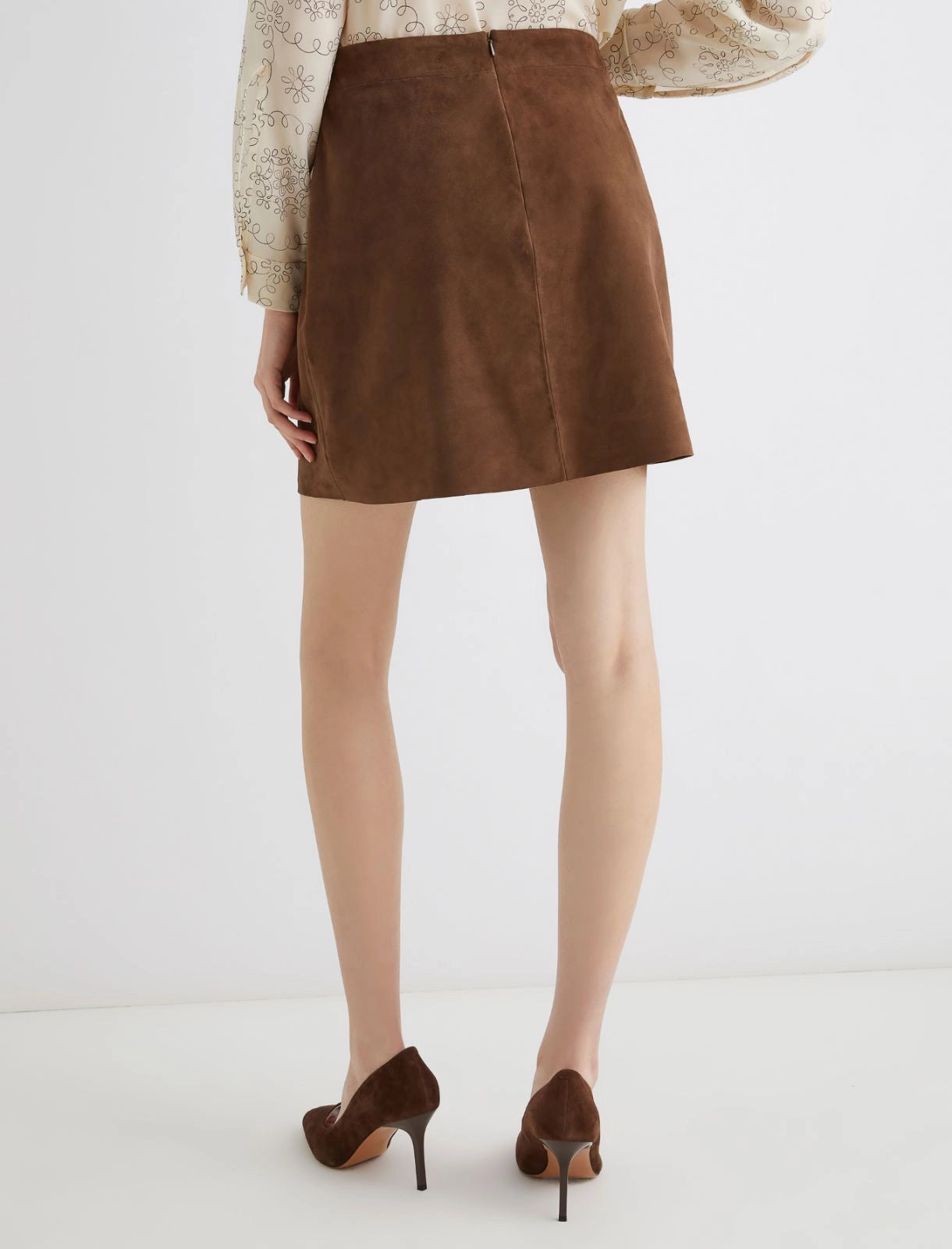Marella suede mini skirt Rise