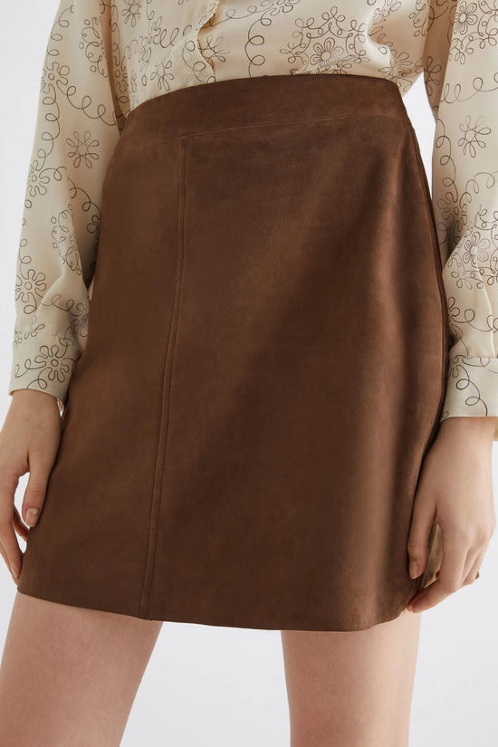 Marella suede mini skirt Rise