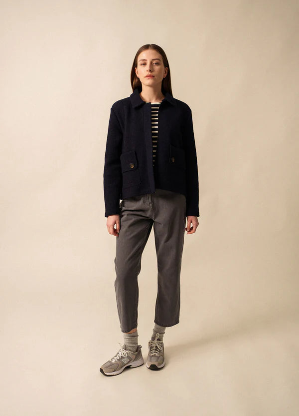 Saint James boiled wool jacket 3437 Combloux